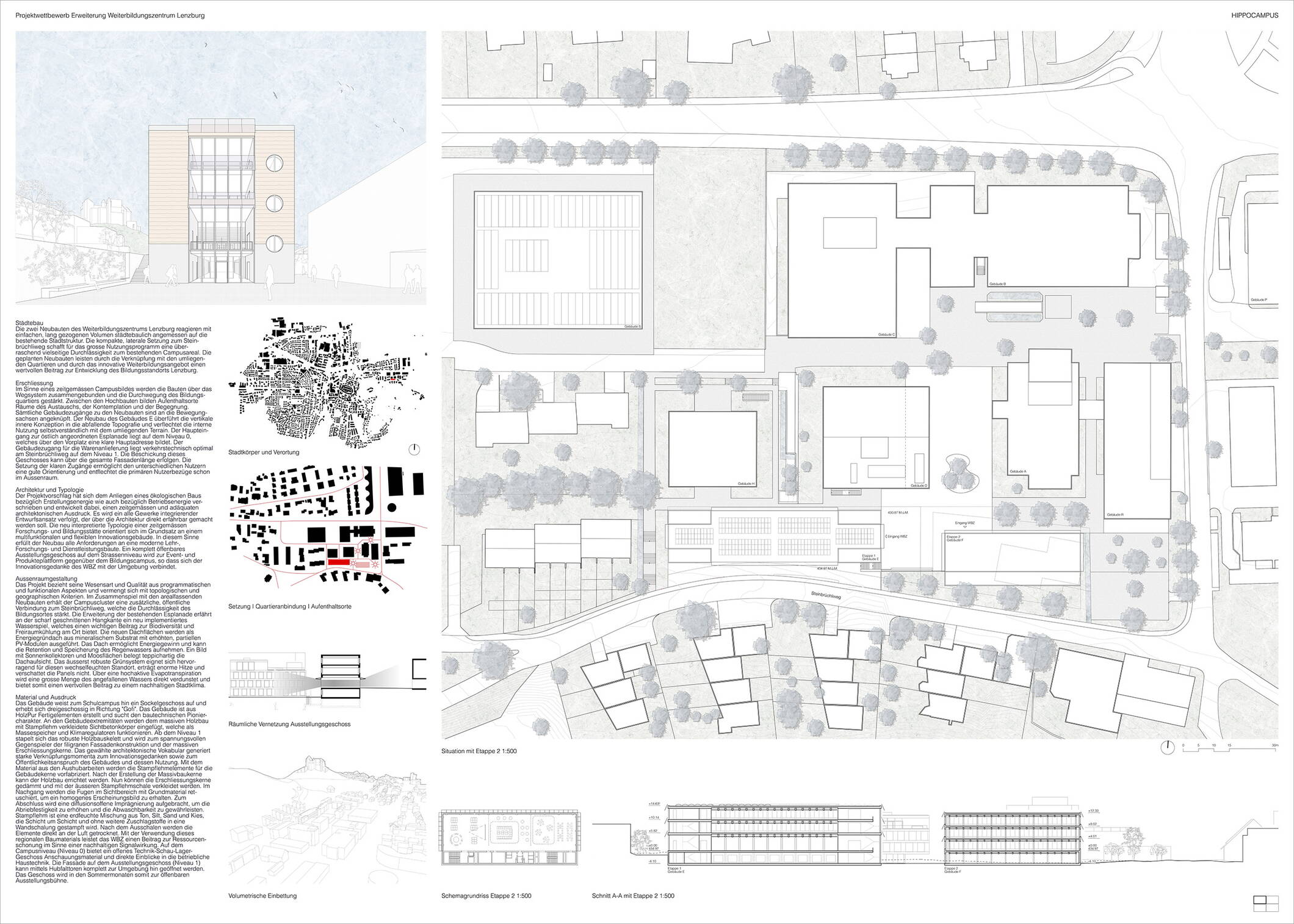 Projektwettbewerb  Erweiterung Weiterbildungszentrum - Lenzburg